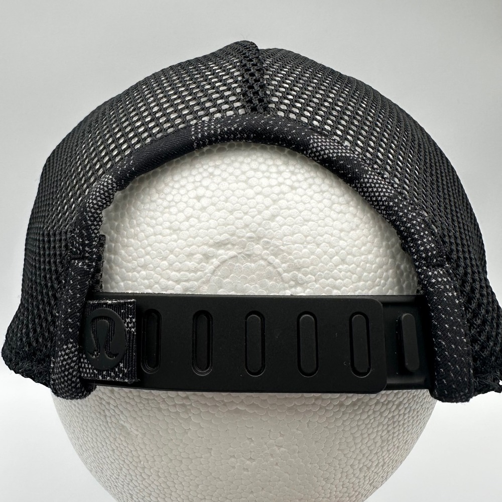 Lululemon Hat Cap SnapBack Men Black Camo Mesh Trucker Adjustable Athletic Gym - Picture 6 of 9